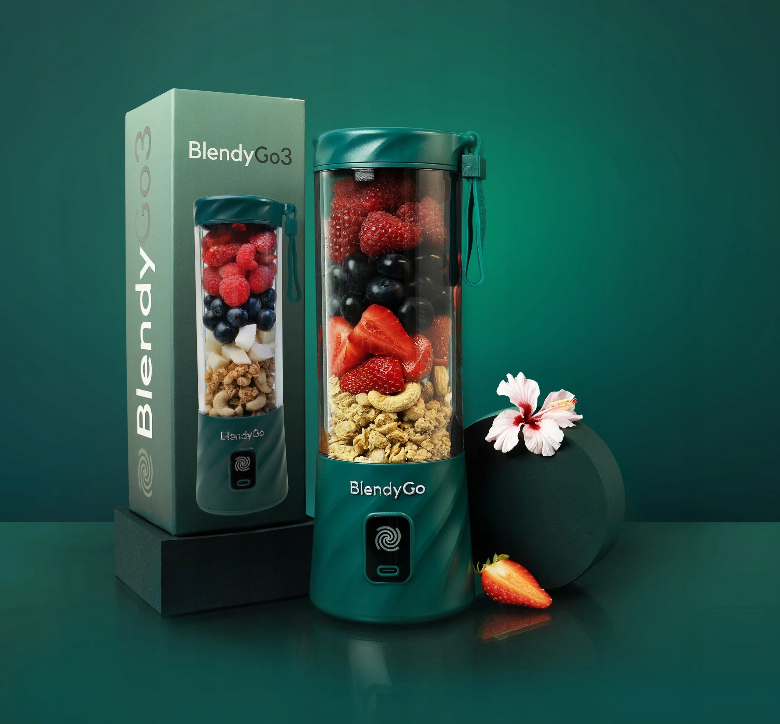 Personal Blender BLENDYGO 3 Green Wireless Functions mixing
