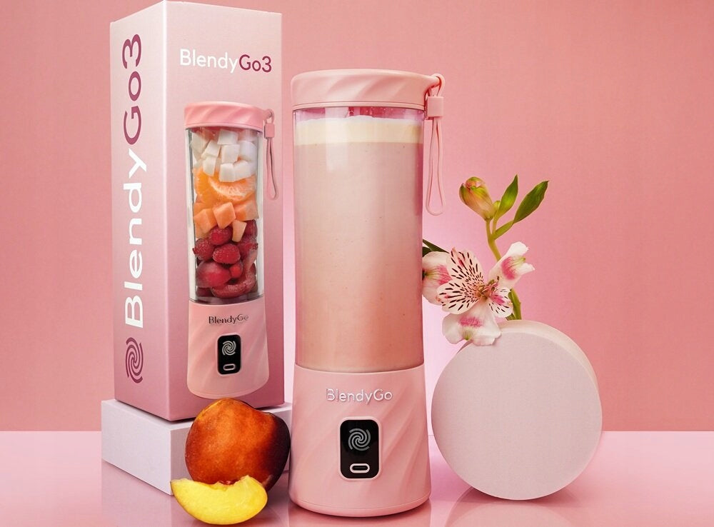 Personal Blender BLENDYGO 3 Pink Wireless Brand BlendyGo