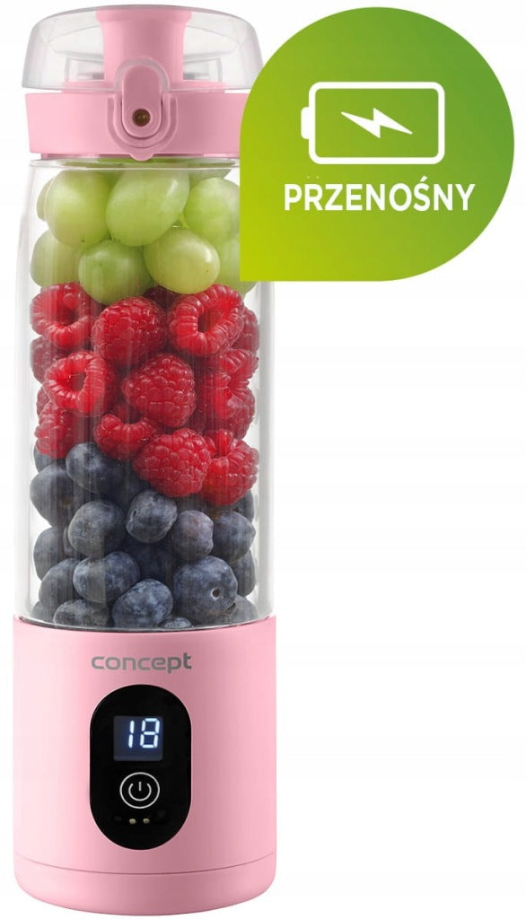 Personal Blender Wireless Smoothie FitMaker CONCEPT SM4003 600ml