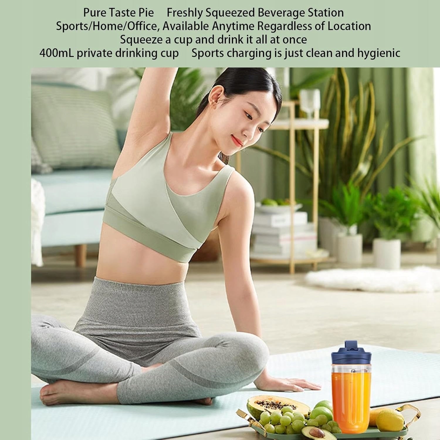 Personal Juicer - Portable Mixer with Charging Capability Power 600 W