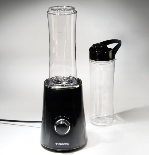 Personal Sports BLENDER with 2 Travel BOTTLES 600ml CUP MIXER Brand Tiross