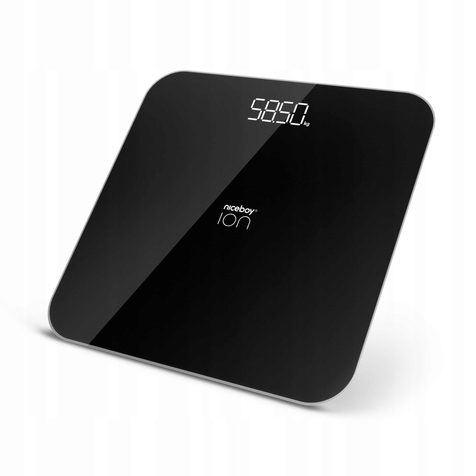 Personal bathroom scale Niceboy ION FitScale Black up to 180 kg LED Low Packaging status original