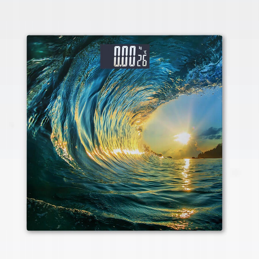 Personal bathroom scale glass WAVE | Maestro MR-1821 Packaging status original