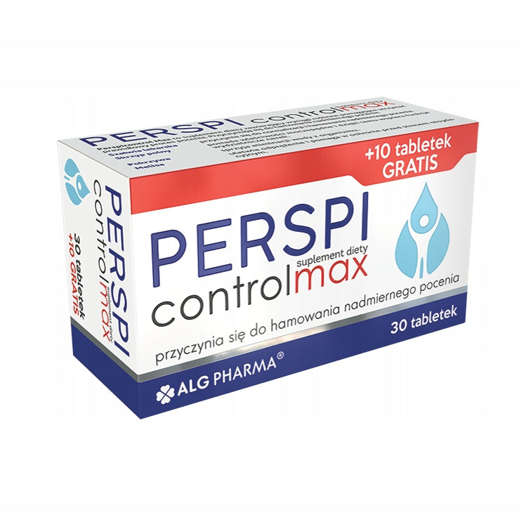 Perspicontrol Max correct sweating process 40 tablets Brand ALG Pharma
