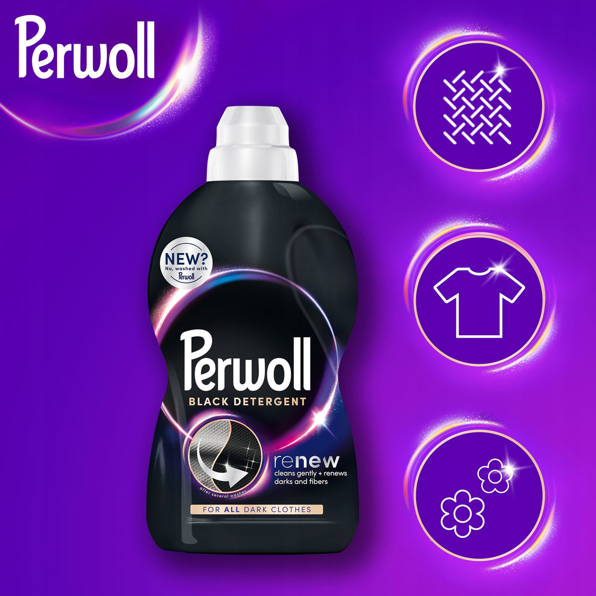 Perwoll Renew Black Color Light Colors Sport Mix 18L Packaging status original
