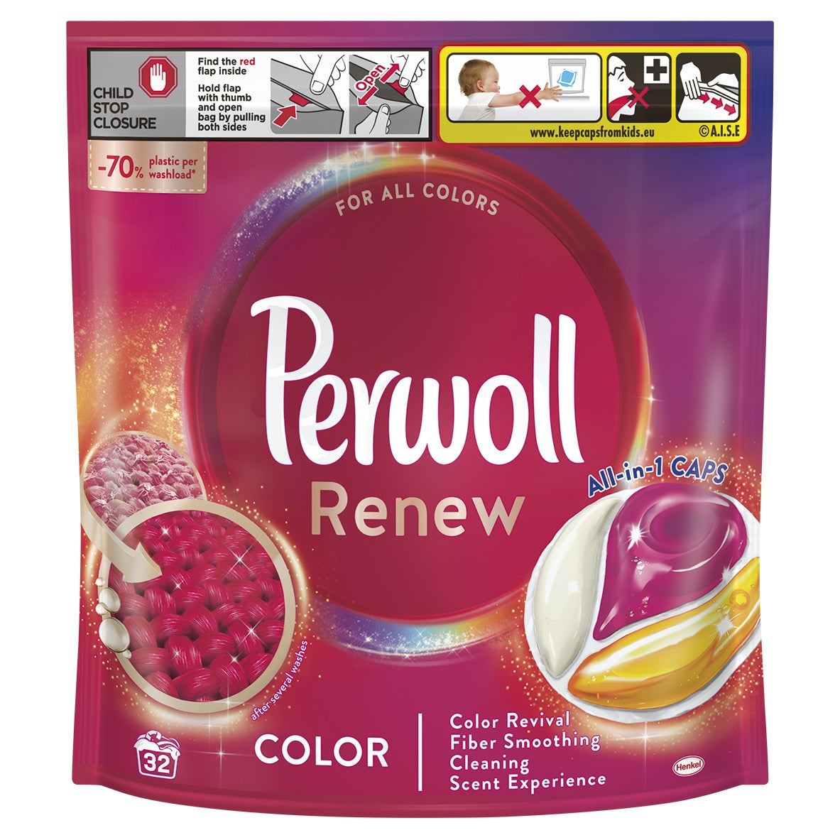 Perwoll Renew Caps Color 32WL Manufacturer code 9000101571042