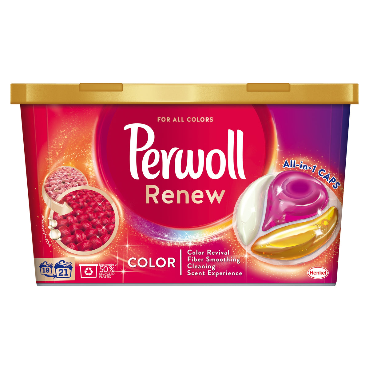 Perwoll Renew Caps Color All-in-1, 21 Washes