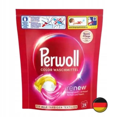 Perwoll Renew Color Washing Capsules 19 Pack DE