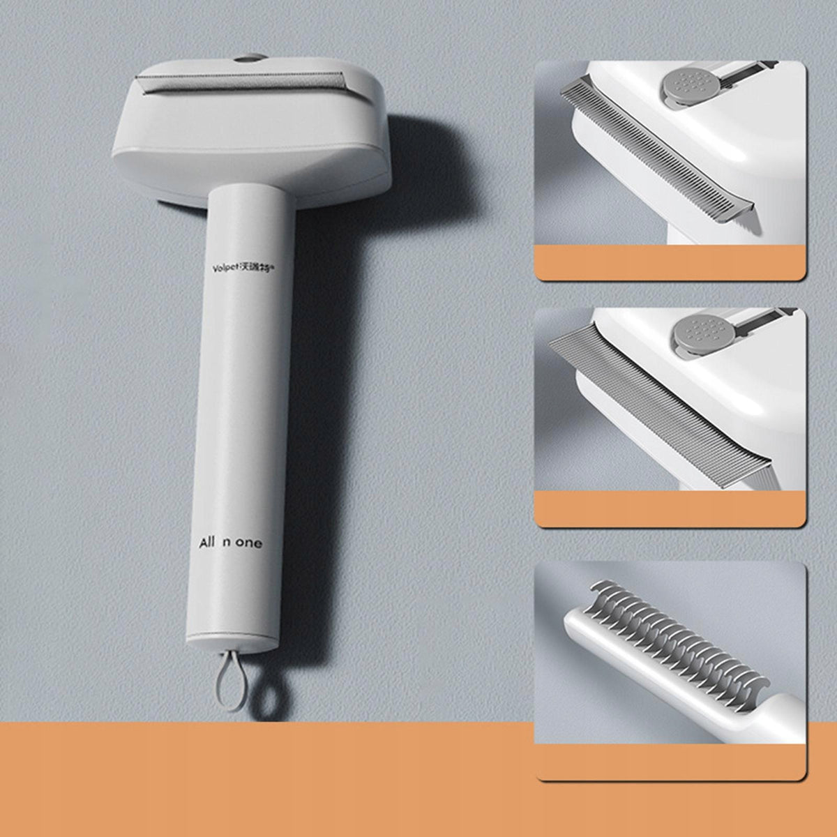 Pet Dematting Comb Professional for Long Short Hair Dogs 9.5cmx5cmx21.5cm Packaging status original