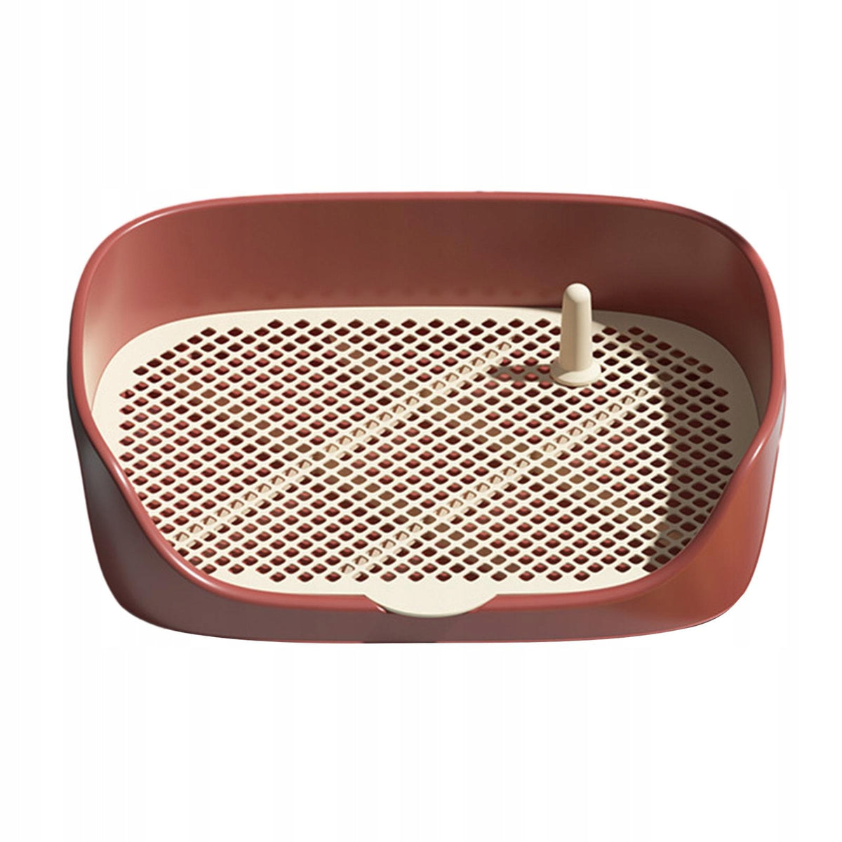Pet Dog Toilet, Puppy Training, Potty Tablet, Portable, for Cat Red L
