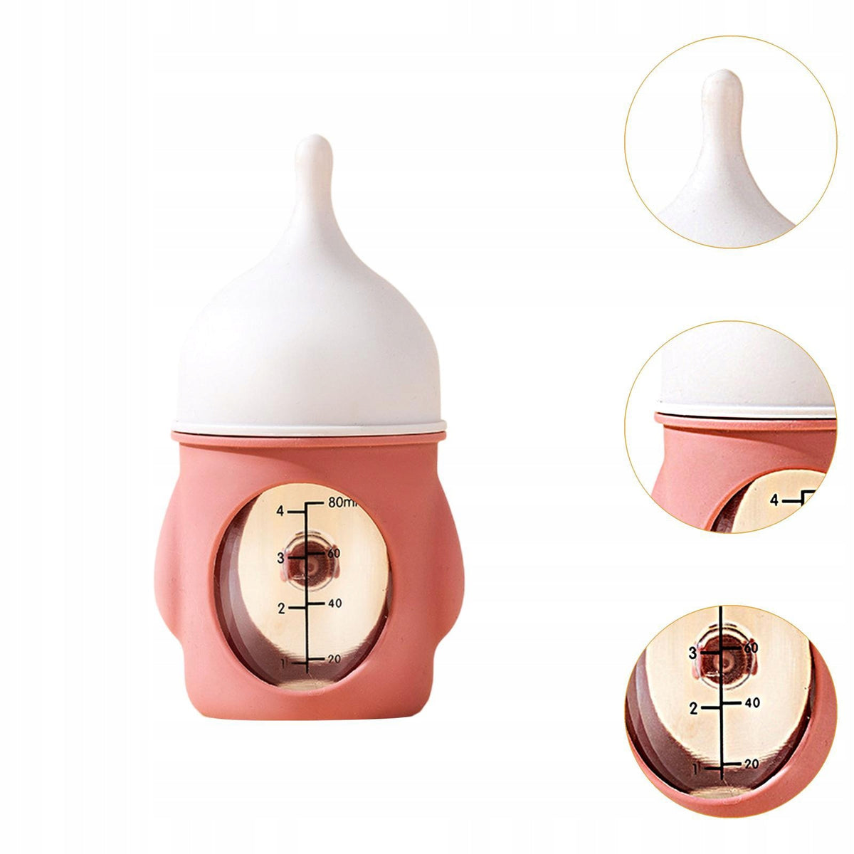 Pet Feeding Bottle Anti Chocking Accessories Portable Reusable Pink Manufacturer code 14564083025