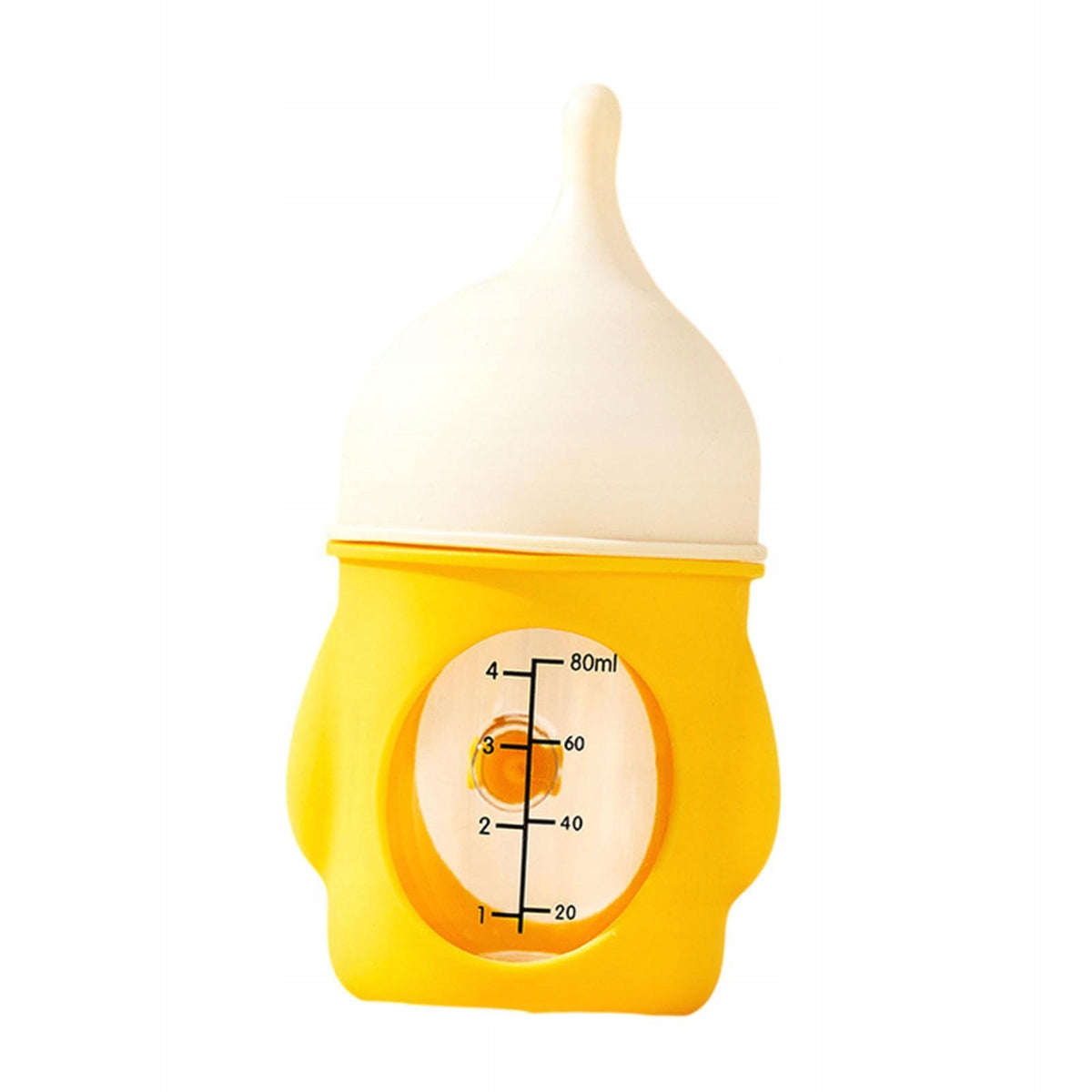 Pet Feeding Bottle Anti Chocking Portable Accessories Reusable Pet Yellow Packaging status original