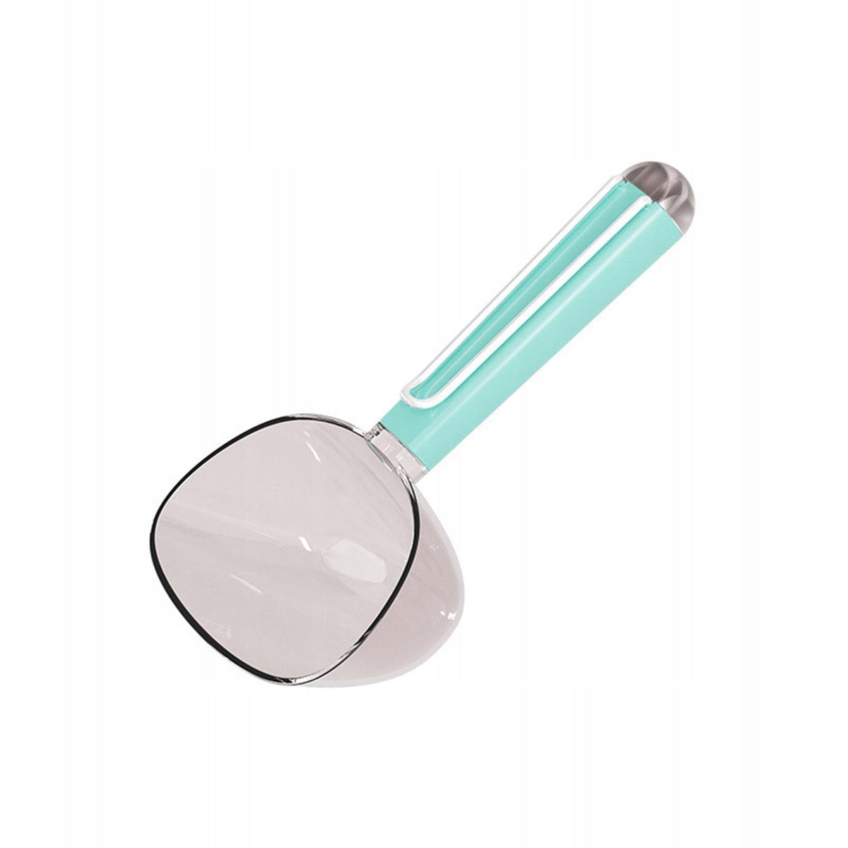Pet Food Scooper Tools Accessories Multifuctional Pet Food light blue