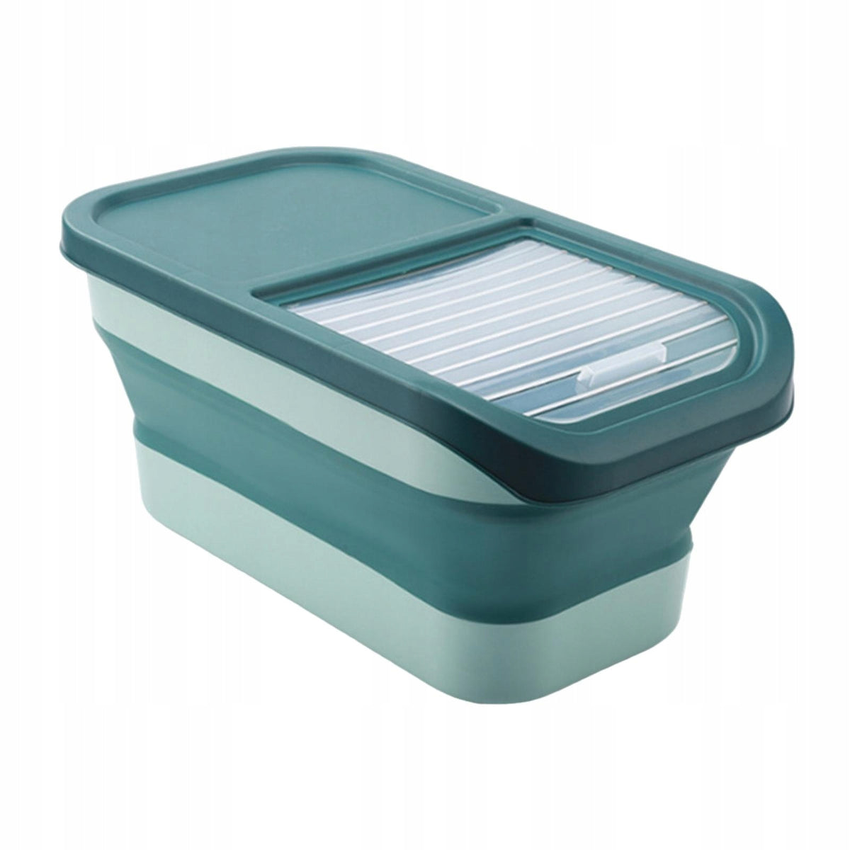 Pet Food Storage Container Grains Bucket with Lid Kitchen Rice Green Brand no brand