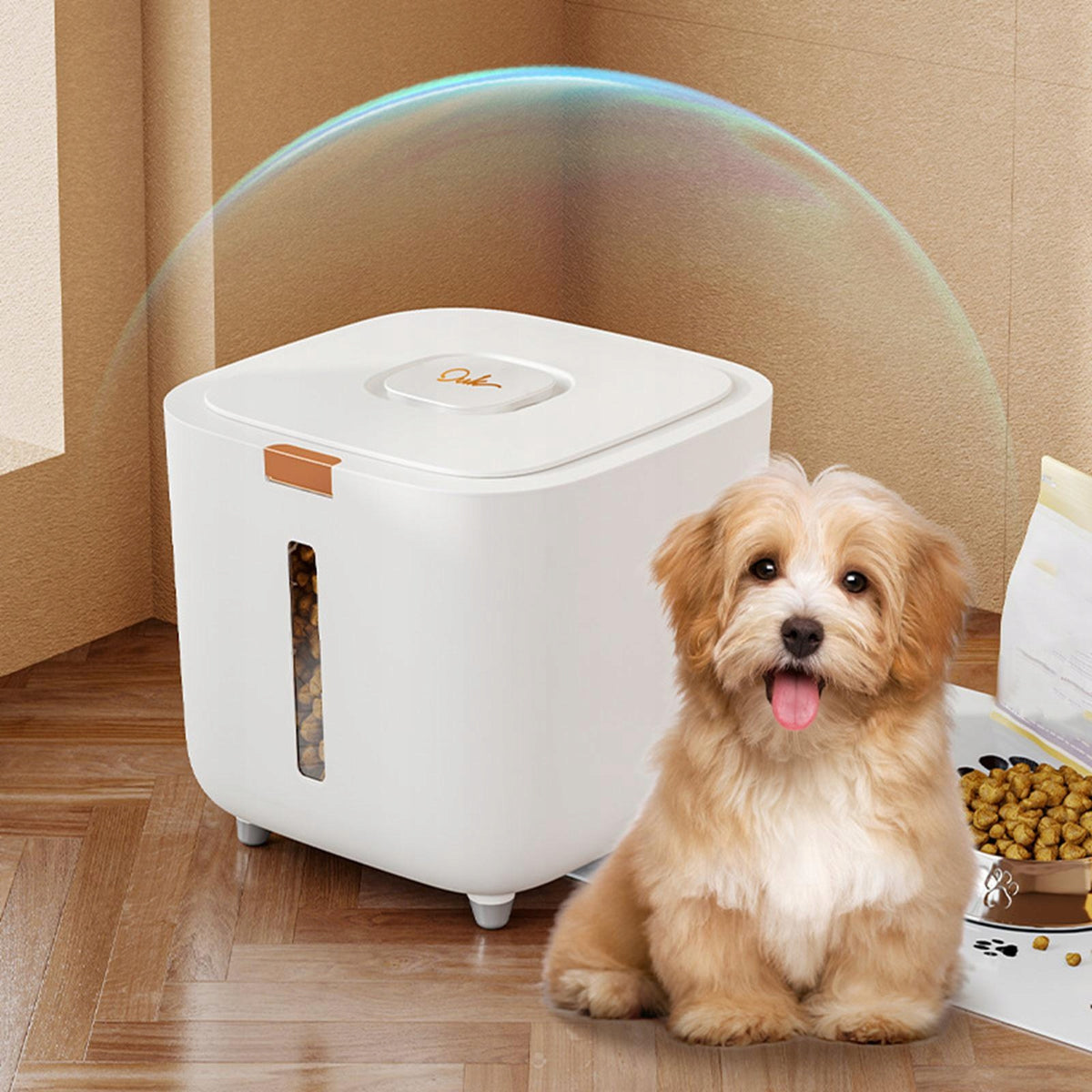 Pet Food Storage Container Rice Bin Airtight Tank Vacuum Sealed Sealed S