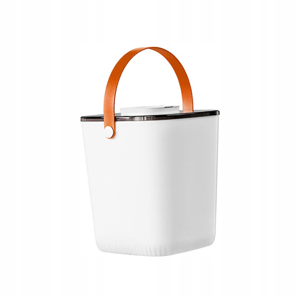 Pet Food Storage Container Vacuum Large Capacity with Handle Portable White