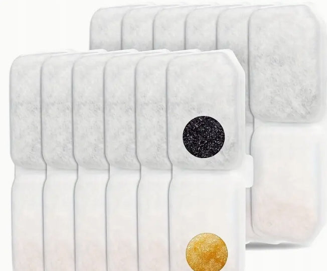Pet Fountain Replacement Filters 12 Pcs