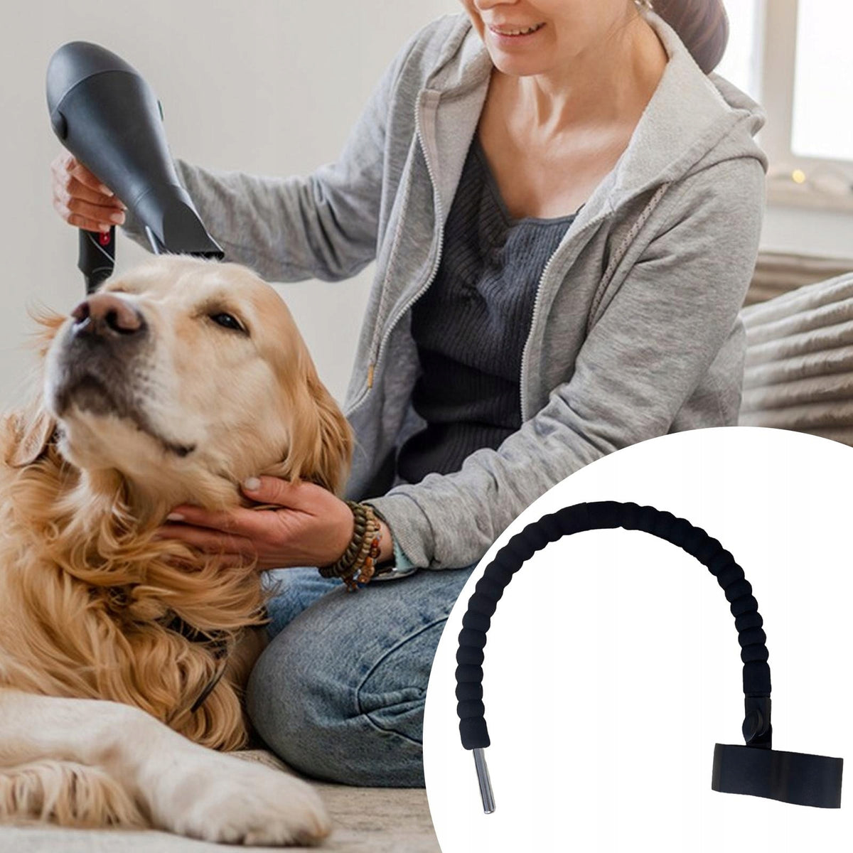 Pet Grooming Hair Dryer Neck Holder Universal Comfortable Blow Dryer Rack