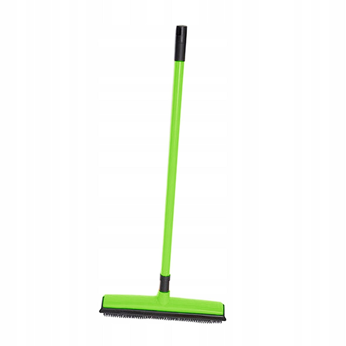 Pet Hair Remover Carpet Rake, Reusable with Telescoping Handle, Green