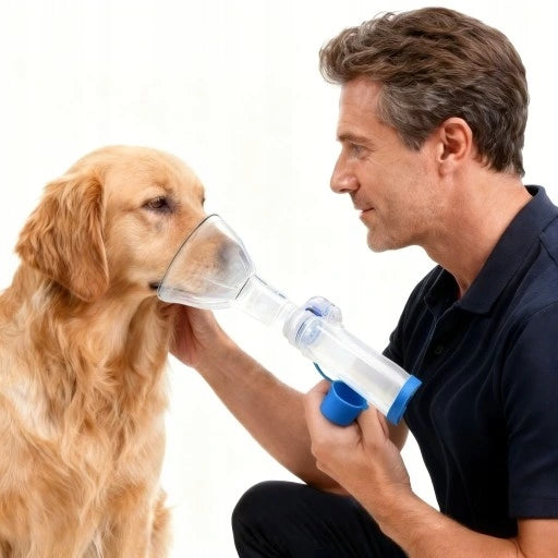 Pet Inhaler with Two Seals