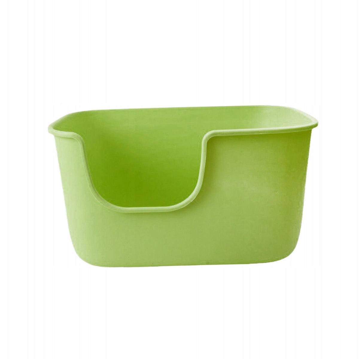 Pet Litter Pan Cage Splashproof Kitten Potty Pan for Kitty Kitten Green