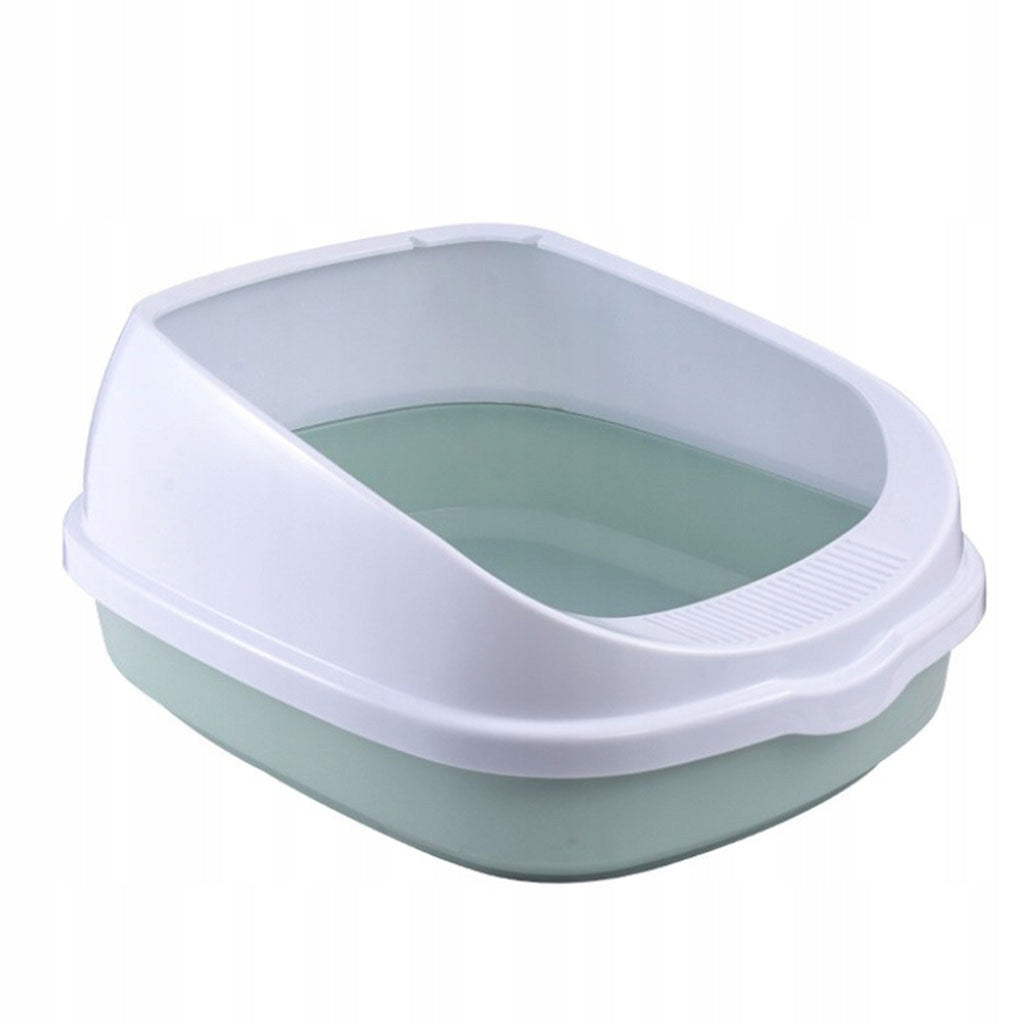 Pet Litter Tray Open Top Toilet Training Bedpan as described, Green M