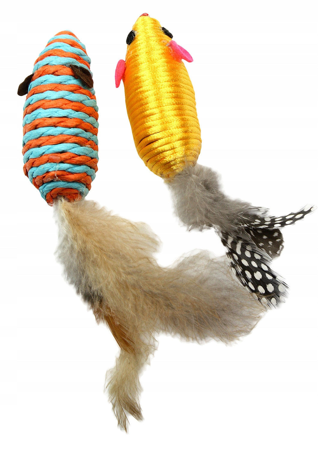Pet Nova Cat toy 2 mice with feathers 7x3cm Manufacturer code KPTN005