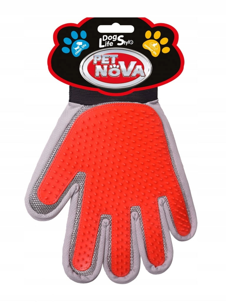 Pet Nova GLOVE Dog and Cat Hair Combing Glove 2in1 RIGHT