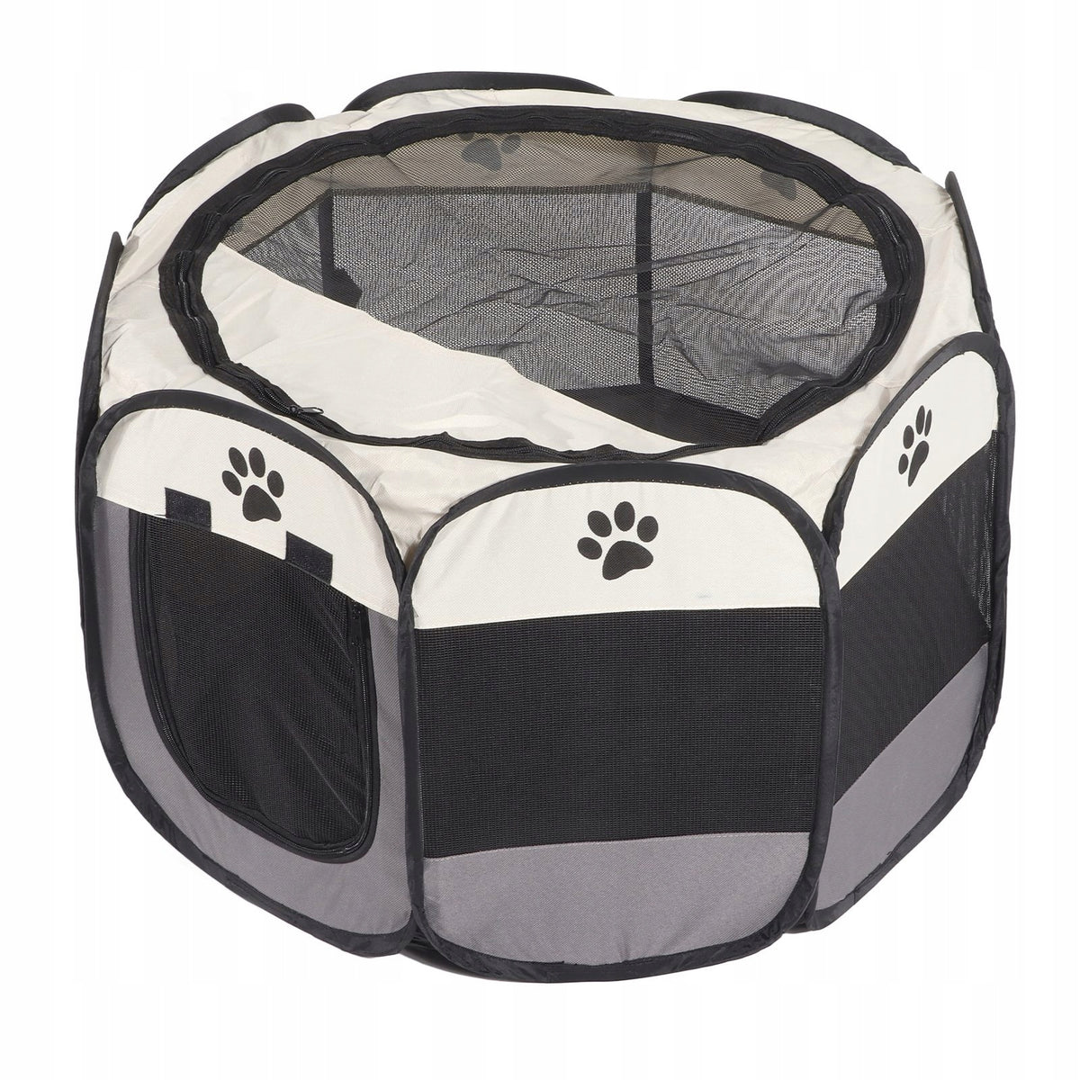 Pet Playpen Oxford Fabric Breathable Mesh Portable AO