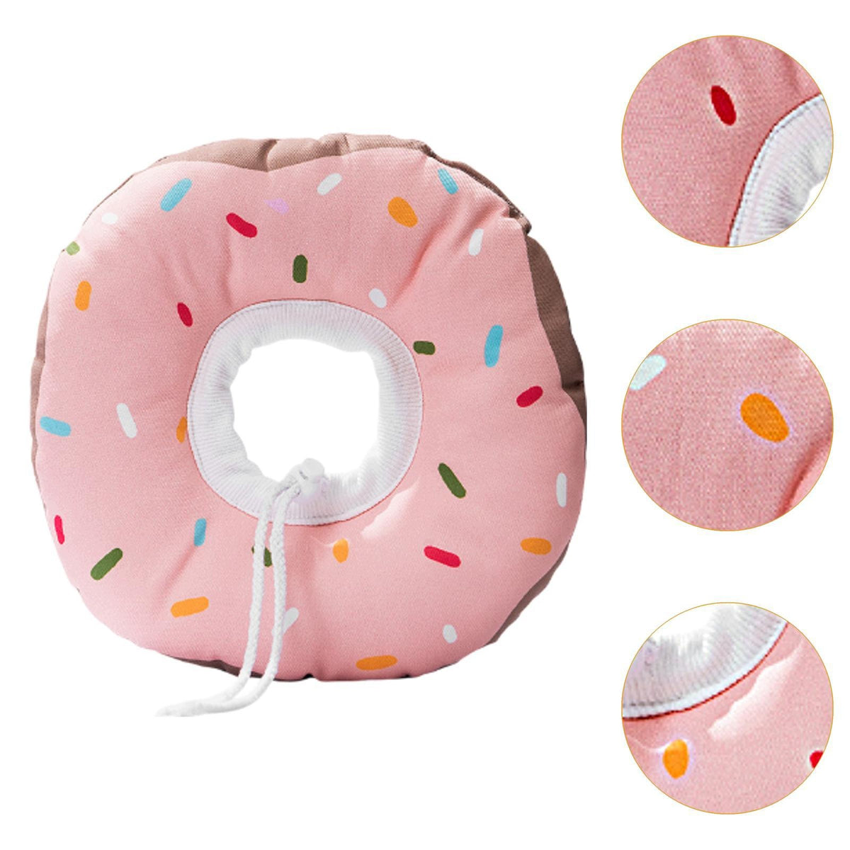Pet Recovery Collar Cute Protect Neck Collar Bite Lick Sratch Pink Packaging status original