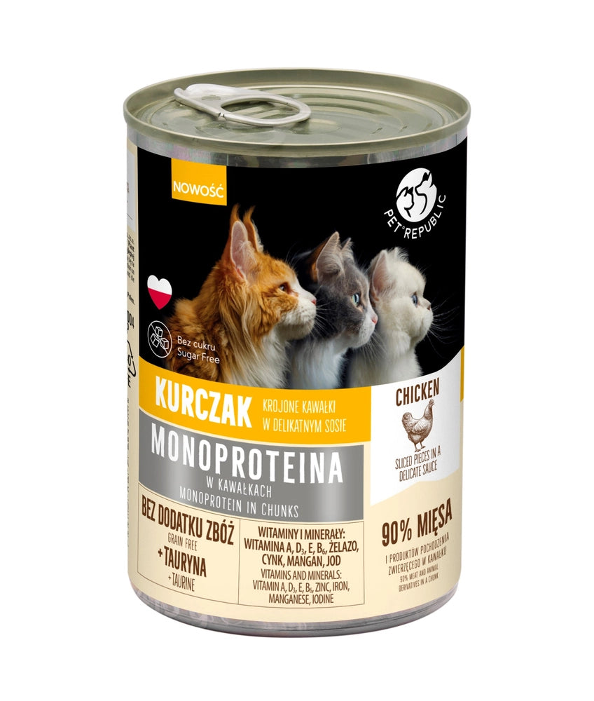Pet Republic Chicken Set 3+1 FREEBIE - Wet Cat Food - 400g EAN (GTIN) 5904316136208