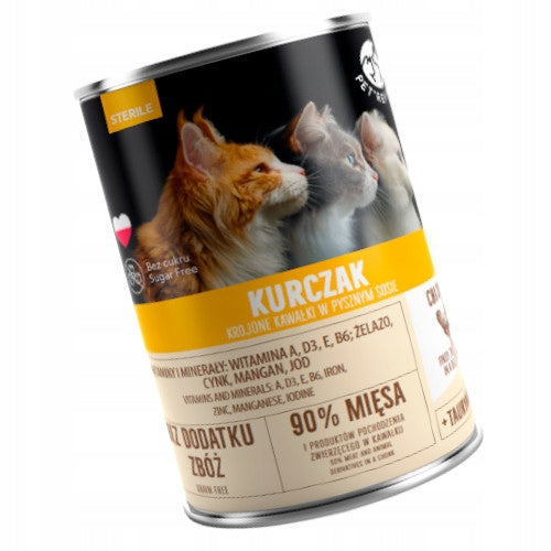 Pet Republic for cat sterilized chicken 400g