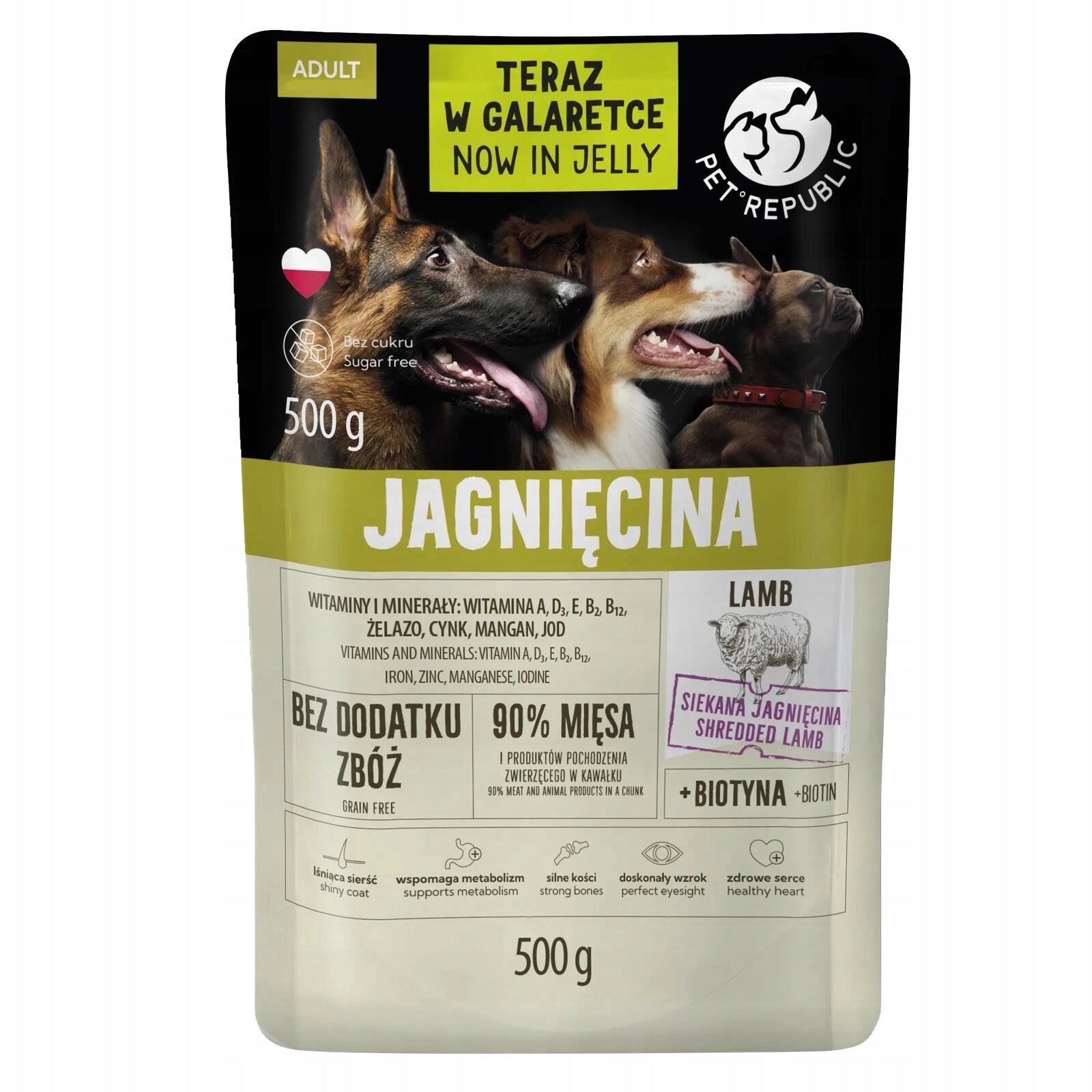 Pet Republic sachets for medium and large dogs 15x500g Brand Pet Republic