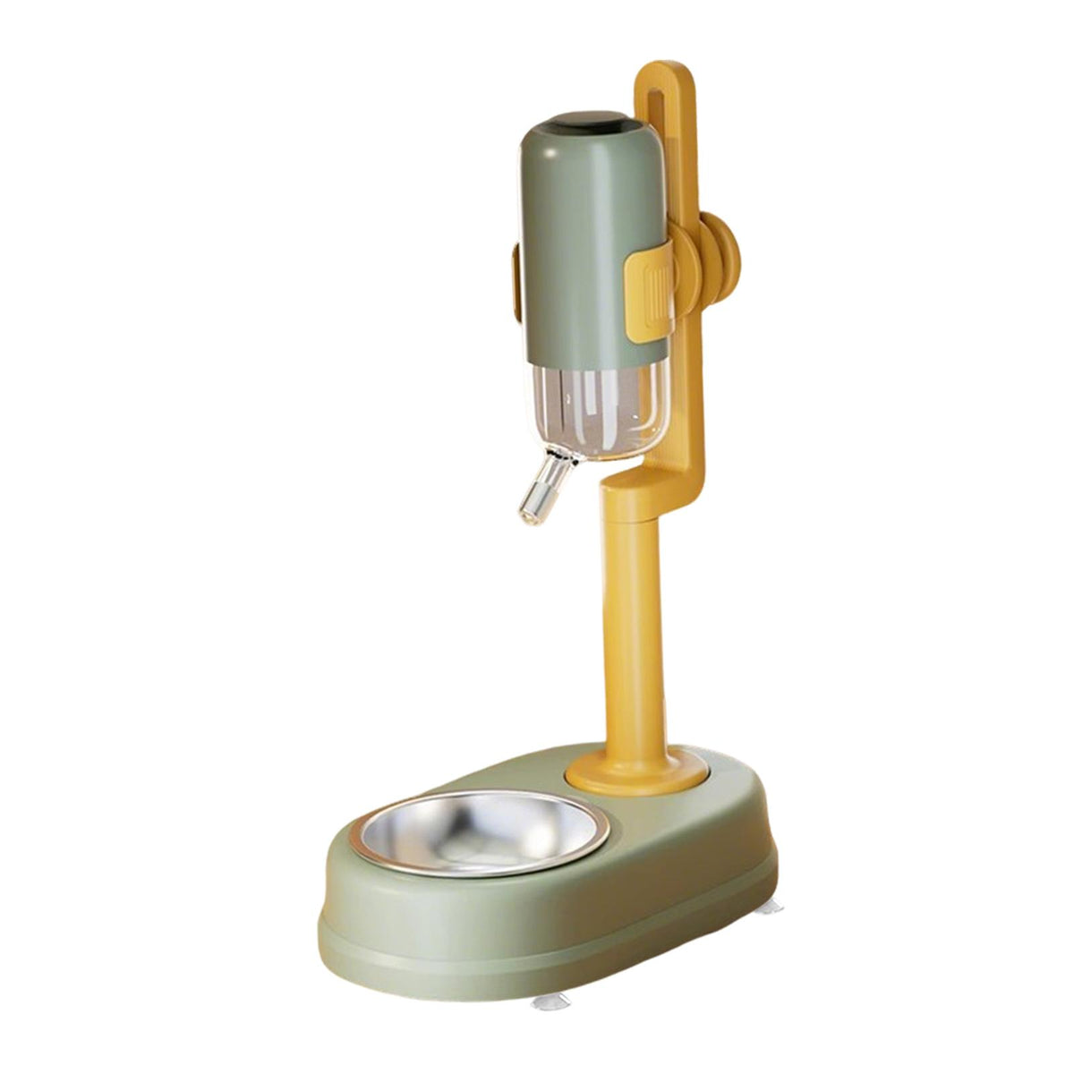 Pet Standing Water Dispenser Pet Automatic Water Drinker for Ferrets Green