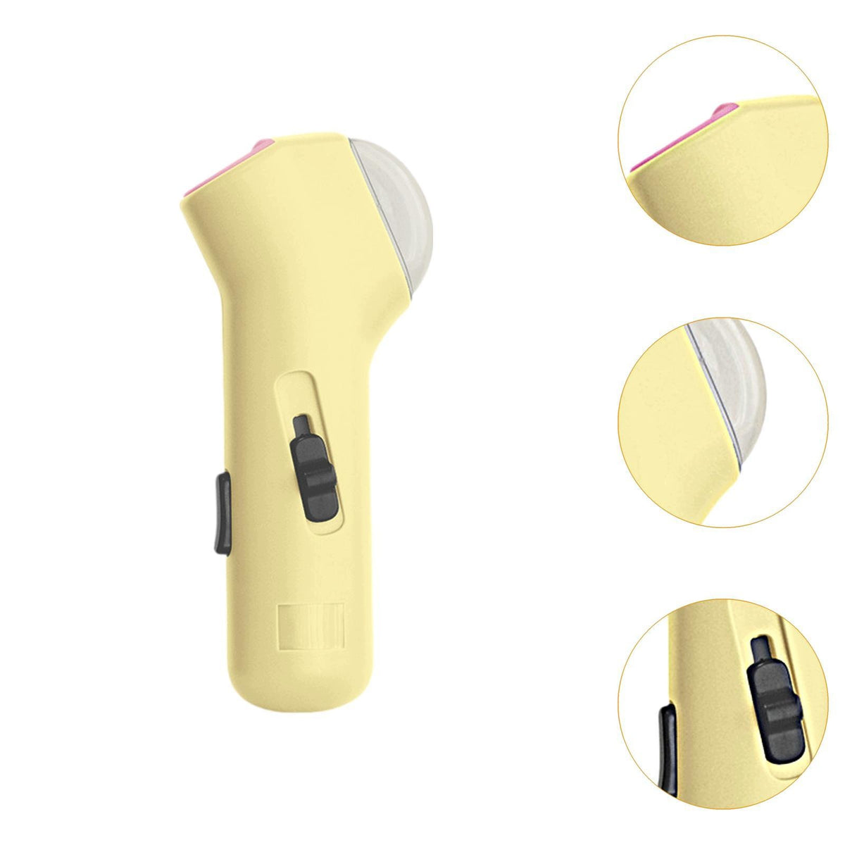 Pet Treat Launcher Lightweight Handheld Easy to Use Dog Toy Exercise Yellow Packaging status original