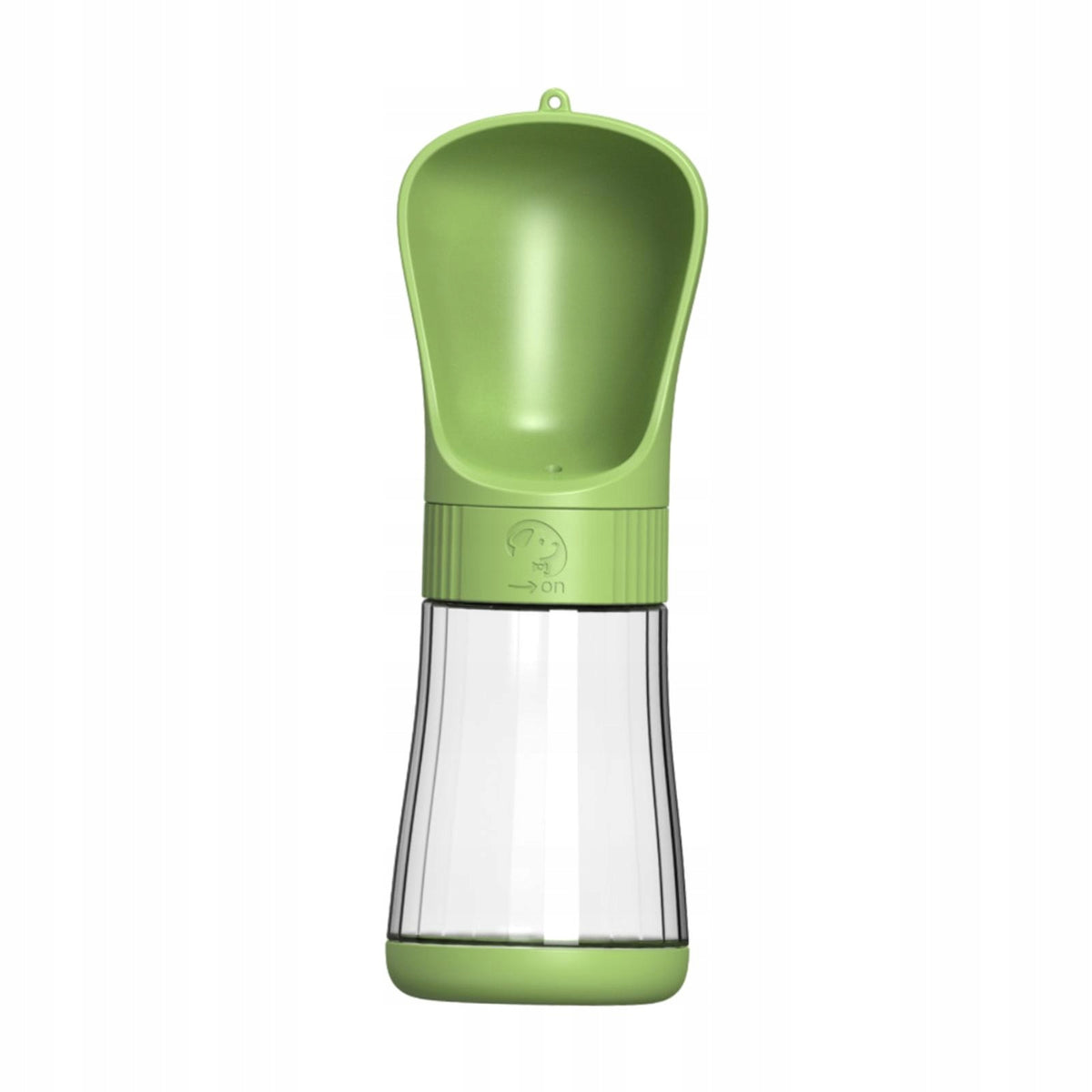 Pet Water Bottle Foldable Lightweight Large Capacity Drinking Feeder Green
