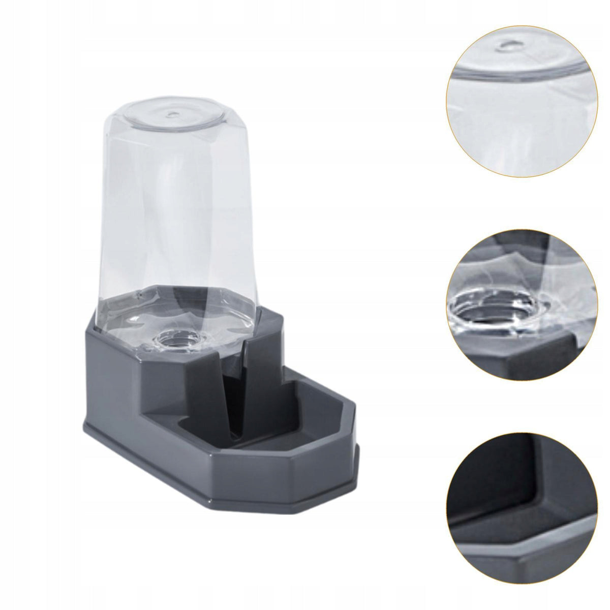 Pet Water Dispenser 3.6L Waterer Animals Automatic Feeder Rabbits black Packaging status original
