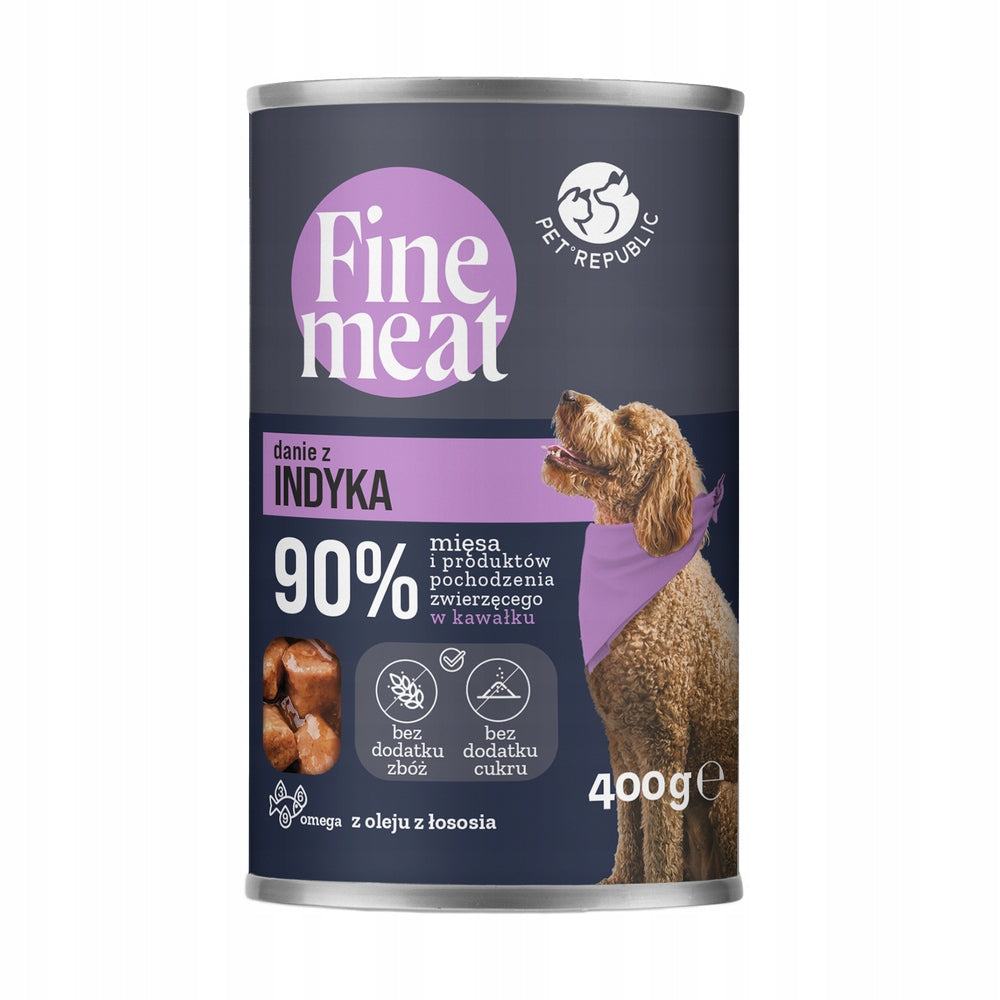 PetRepublic Fine Meat Turkey Dish 400g for Dog
