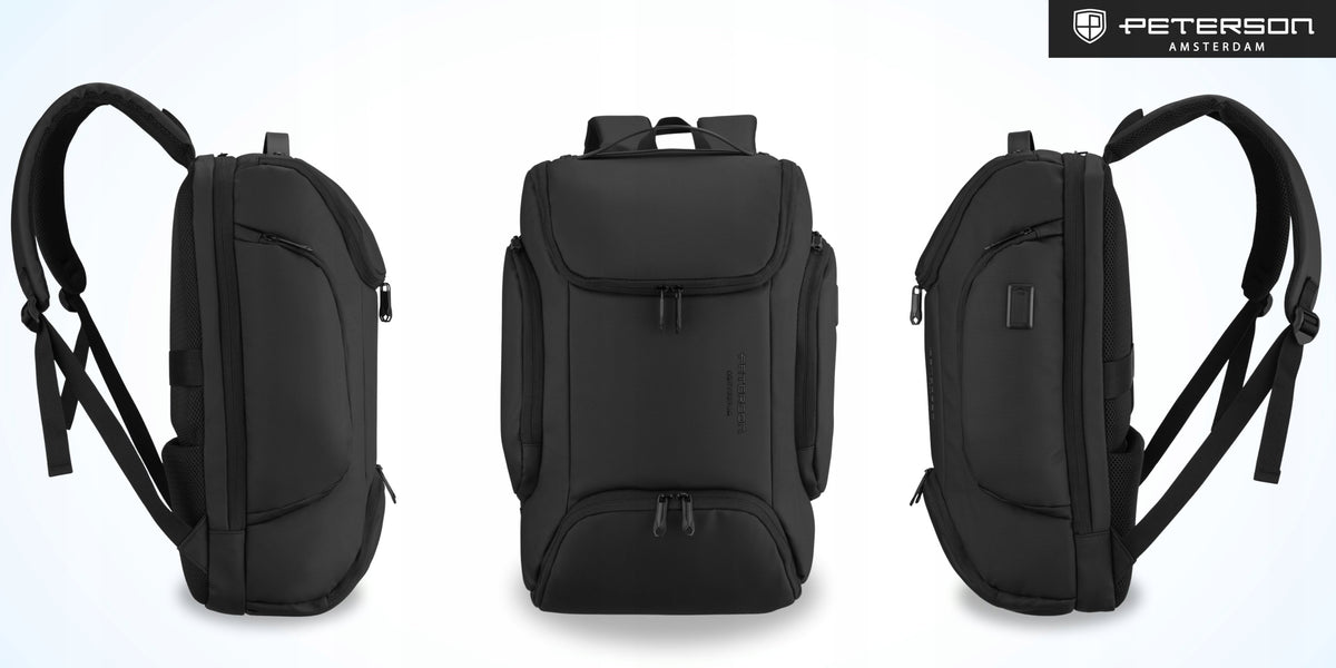 Peterson City Laptop Backpack for Tablet with USB Charging Port Brand Peterson