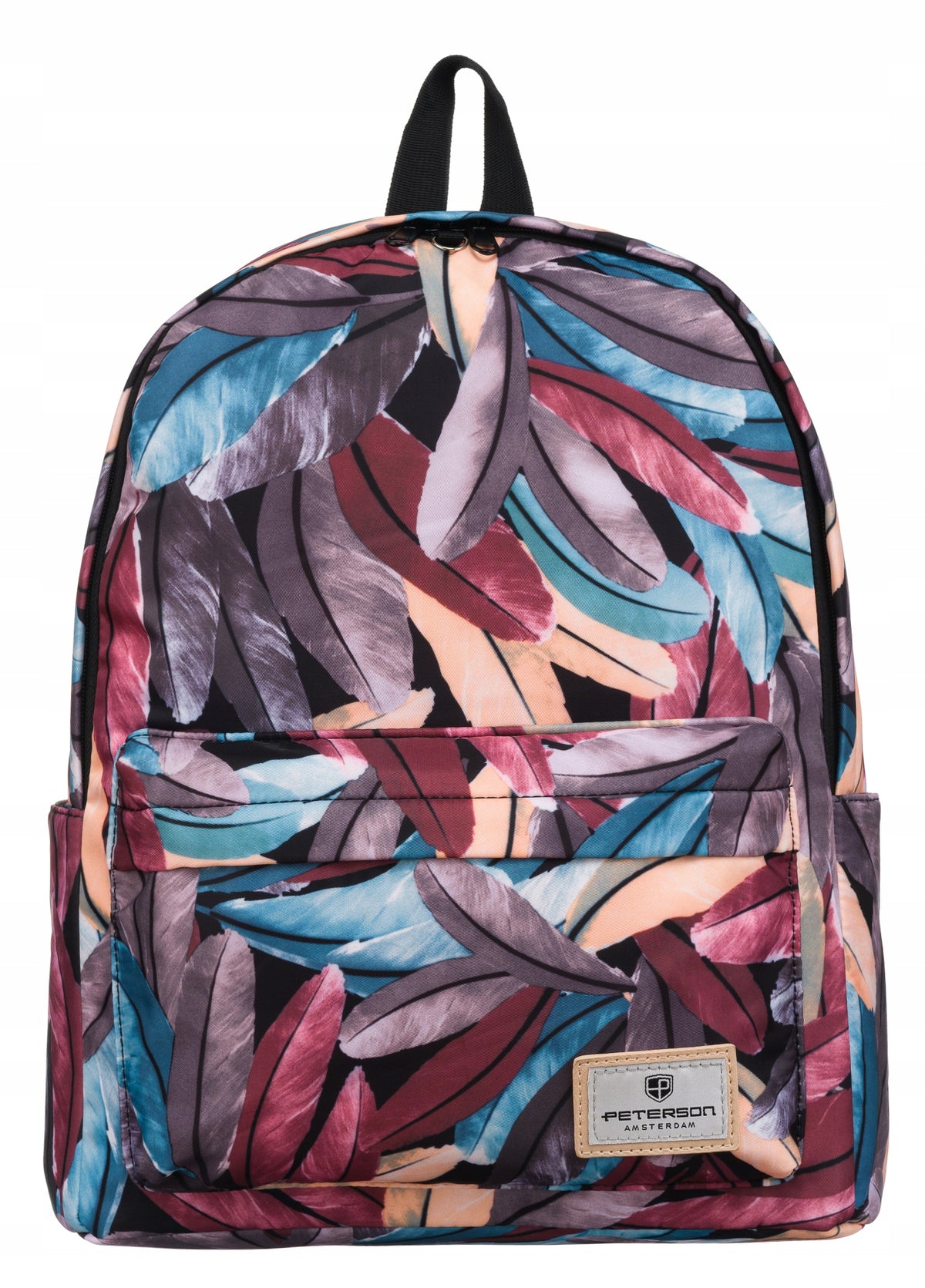 Peterson city backpack PTN 79904-7929 PRINT black Brand Peterson