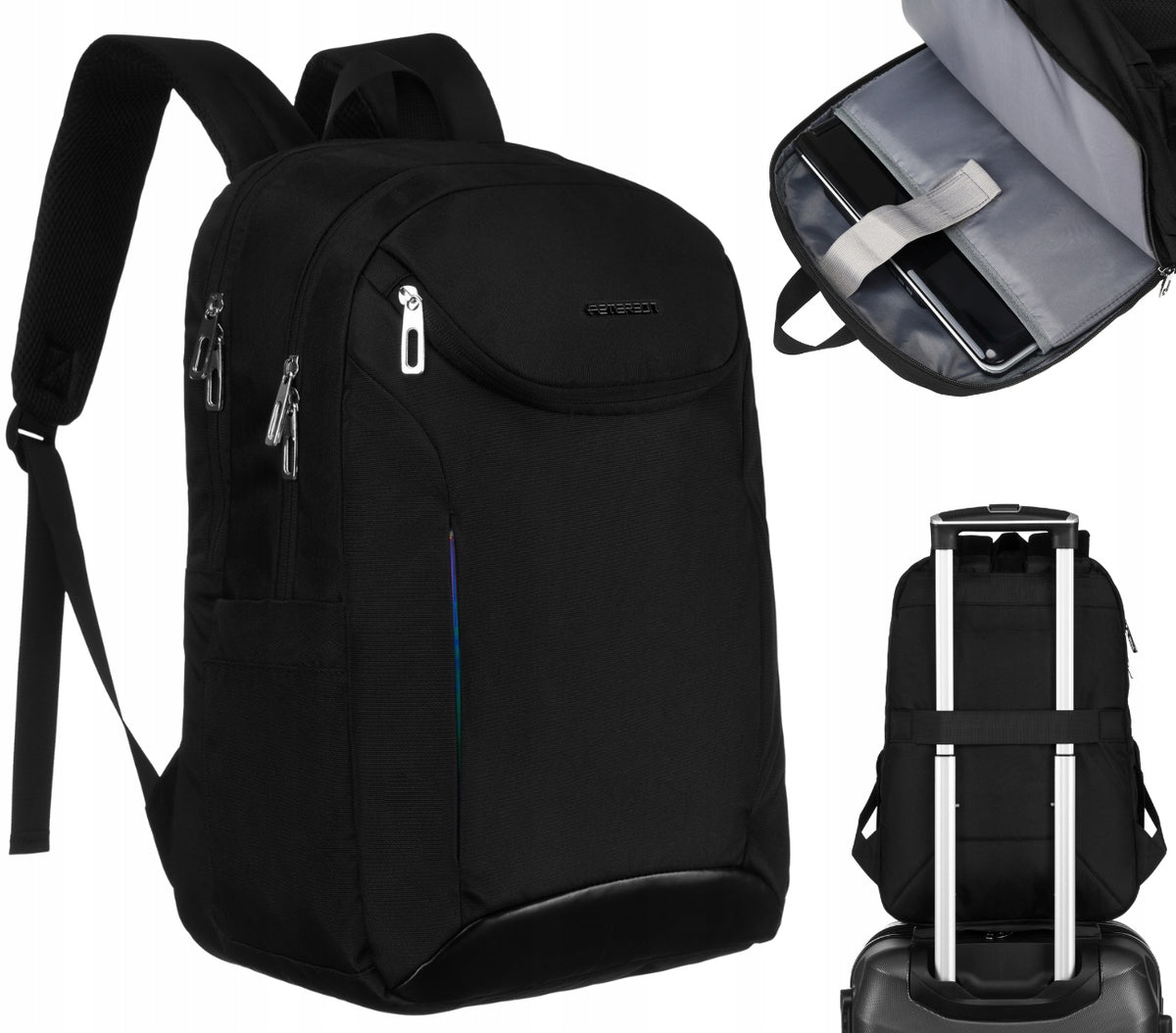 Peterson city backpack black