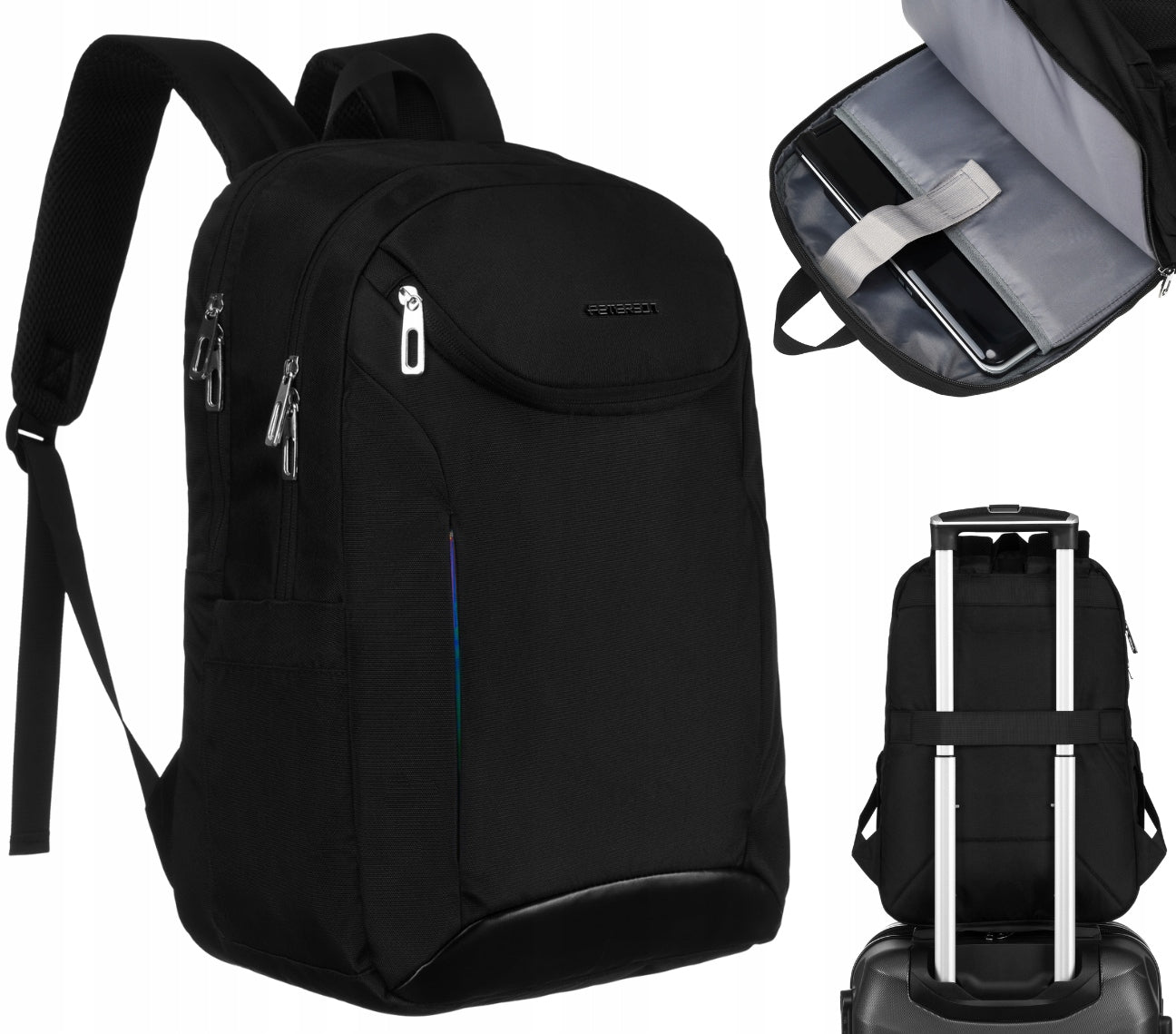 Peterson city backpack black