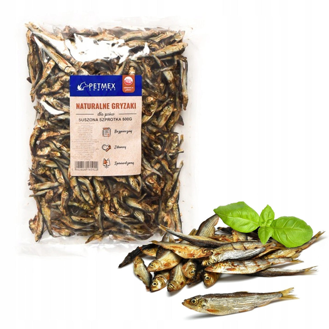 Petmex Dried Sprat Natural Teether for Dog 500G