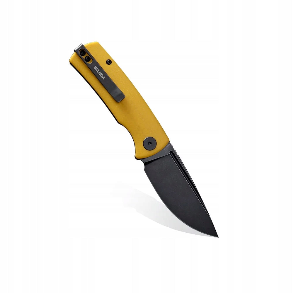 Petrified Fish Beluga Mini PF-P01X YW Yellow folding knife Brand Petrified Fish