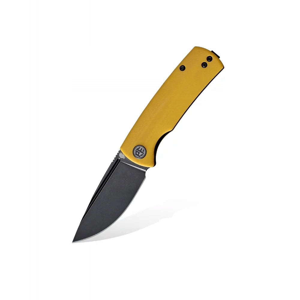 Petrified Fish Beluga Mini PF-P01X YW Yellow folding knife