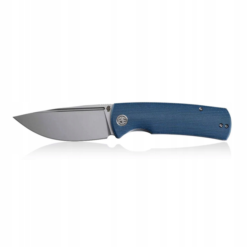 Petrified Fish Beluga PF-P01 BMP Blue Micarta folding knife Brand Petrified Fish