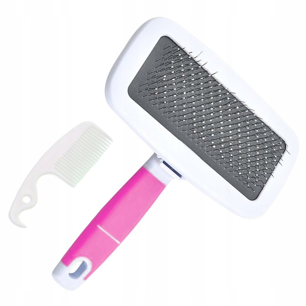 Pets Grooming Brush Needle Comb Gentle Tip Design Hair Remover for 2 Pcs