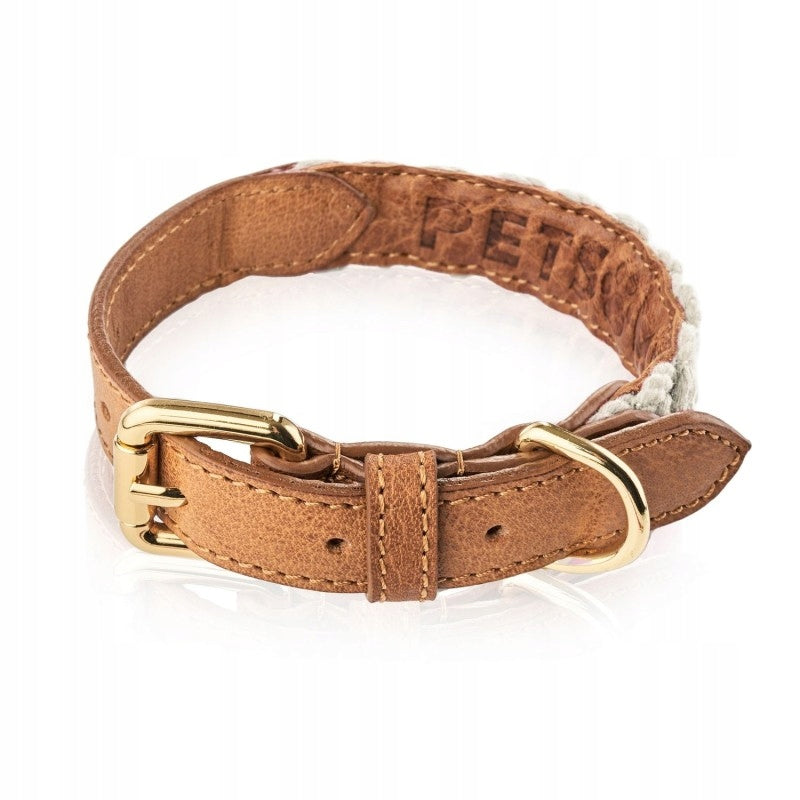 Petsome r. S Leather Dog Collar