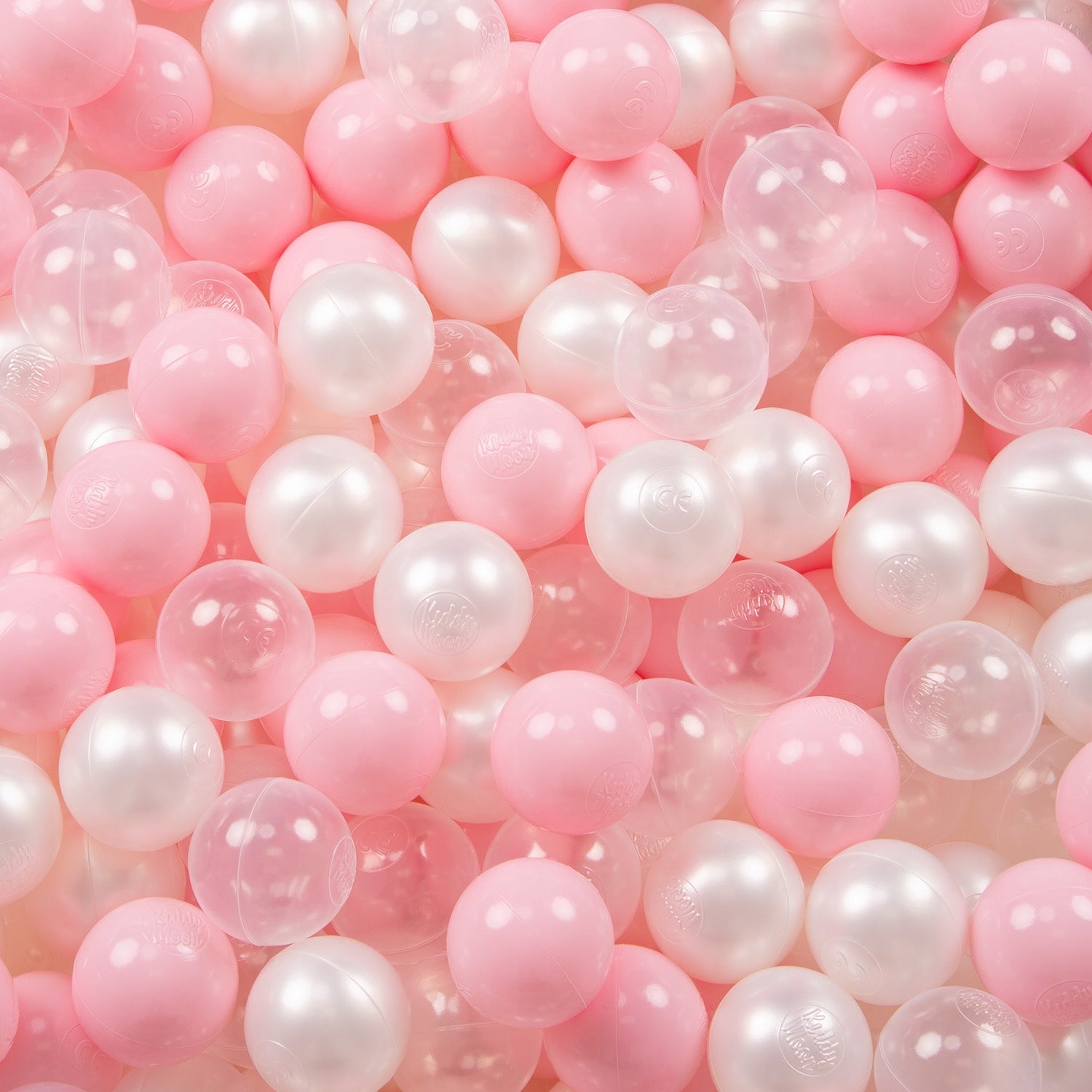Petsona Zusammenklappbarer Bällepool für Haustiere, 100 Bälle, Pink 