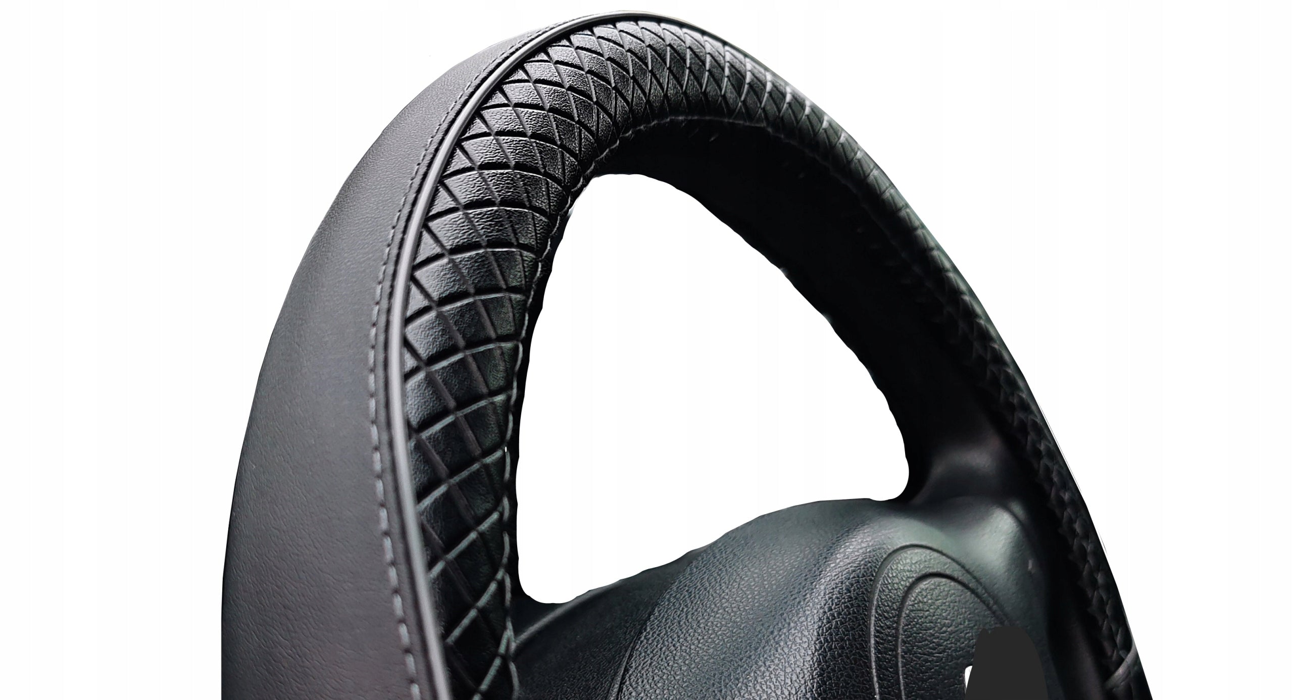 Peugeot 107 206 207 307 308 407 Partner Steering Wheel Cover Black PREM